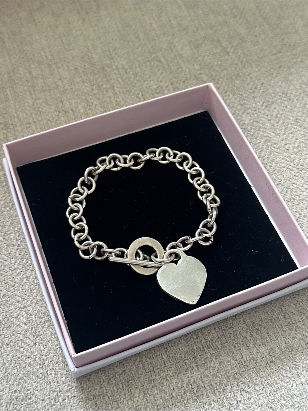 Sterling silver Tiffany inspired bracelet